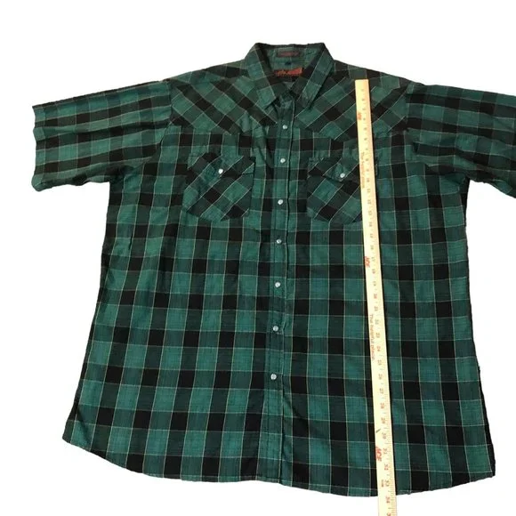 Canyon Ridge Outfitters Shirt Mens 3XT Tall Plain Pearl Snap - Picture 12 of 16